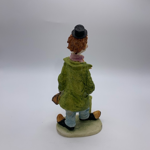 Ceramic Morelia Banker Clown Figurine Sculpture 9-1/2” Vintage - Picture 5 of 13